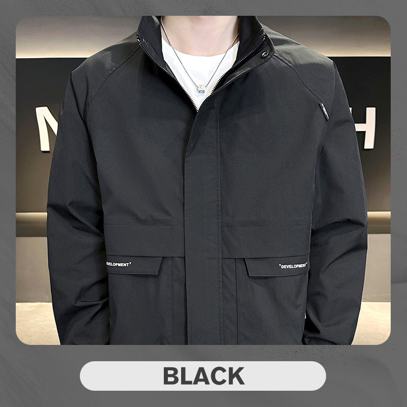 Veste zippée élégante avec poches pour hommes