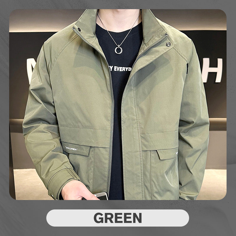 Veste zippée élégante avec poches pour hommes