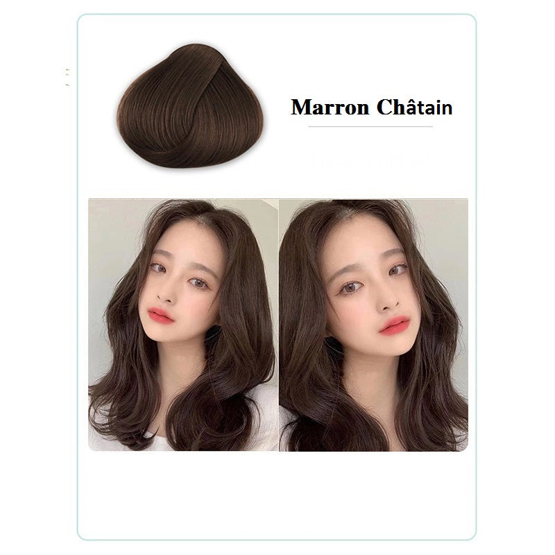 Extraits de plantes pures pour la coloration des cheveux gris Bubble Hair Dye