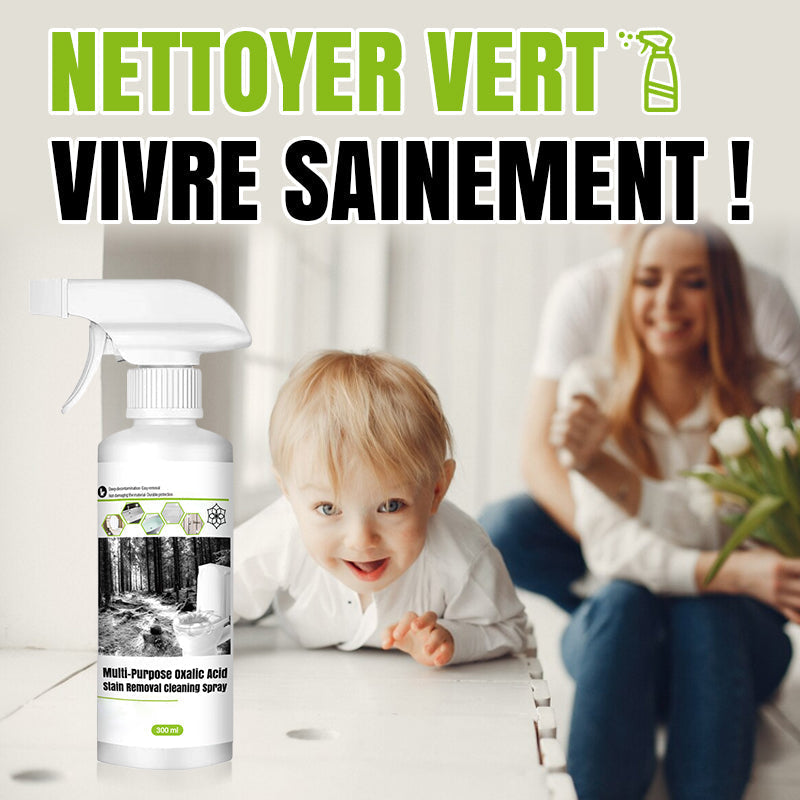 Spray de Nettoyage Multi-usages à l'Acide Oxalique pour Éliminer les Taches