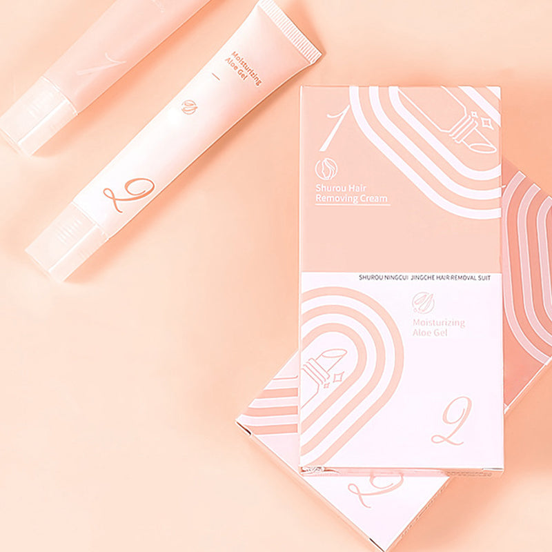 🌸 Kit de Crème Dépilatoire pour Femmes – Achetez-en 2, Obtenez-en 1 Gratuit ! ✨🧴