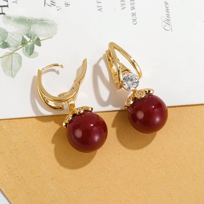 💎✨Boucles d'oreilles pendantes en perles étincelantes pour femmes