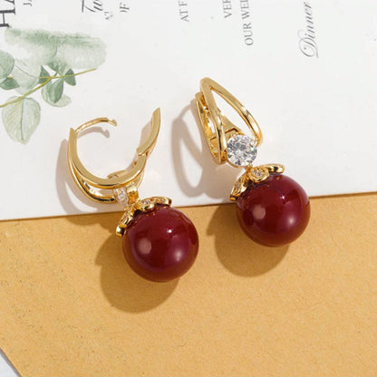 💎✨Boucles d'oreilles pendantes en perles étincelantes pour femmes
