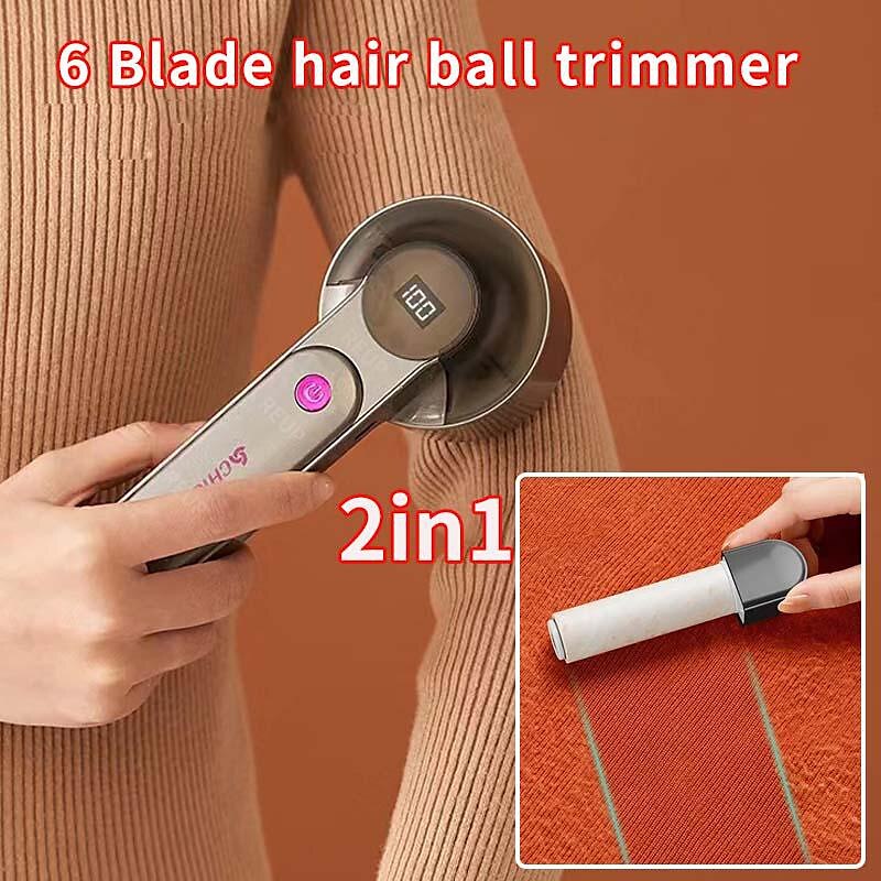 Recommandation de haute qualité 🤩 Éliminateur de peluches électrique 2 en 1