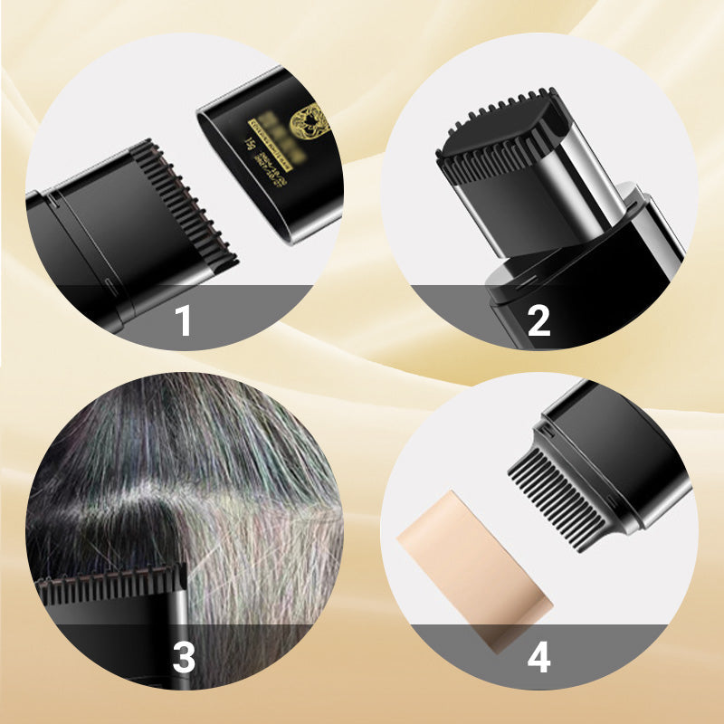 Bâton de coloration instantanée avec peigne intégré