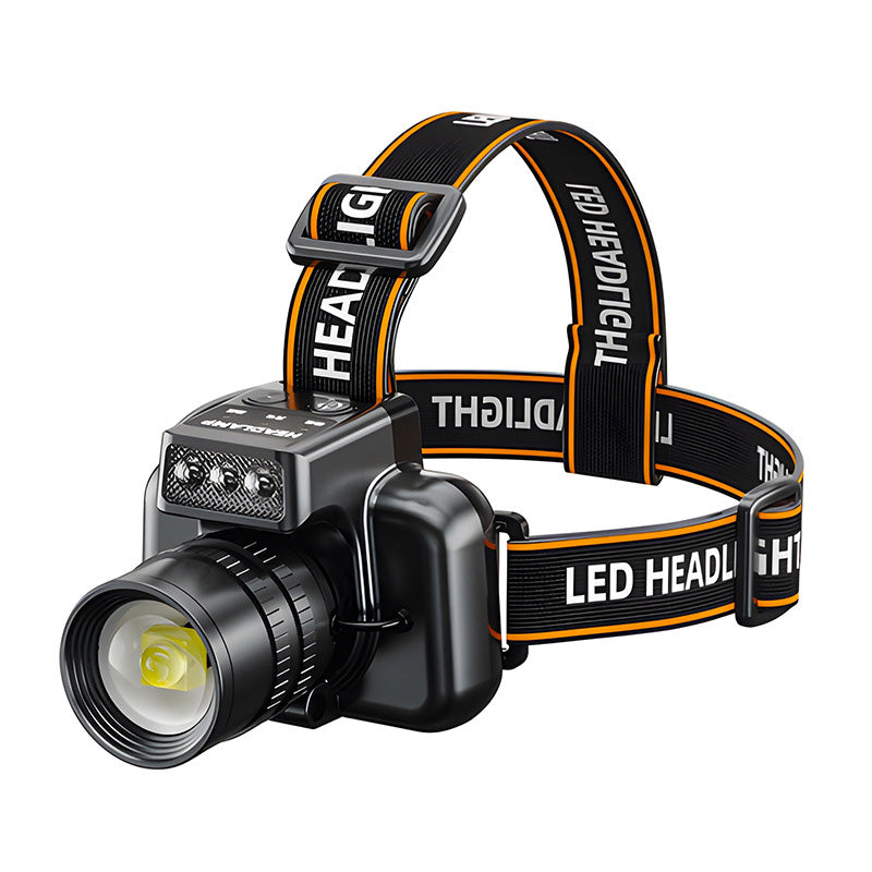 Lampe frontale puissante à durée de vie ultra longue