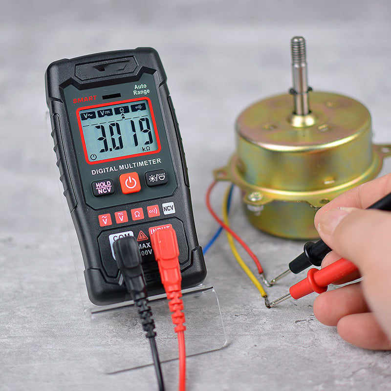🏆50% de réduction pour une durée limitée🔧⚡️ Multimètre intelligent anti-brûlure ! Outil de mesure sans faille de la taille d'une paume de main, avec une gamme automatique de 4000 points ✨
