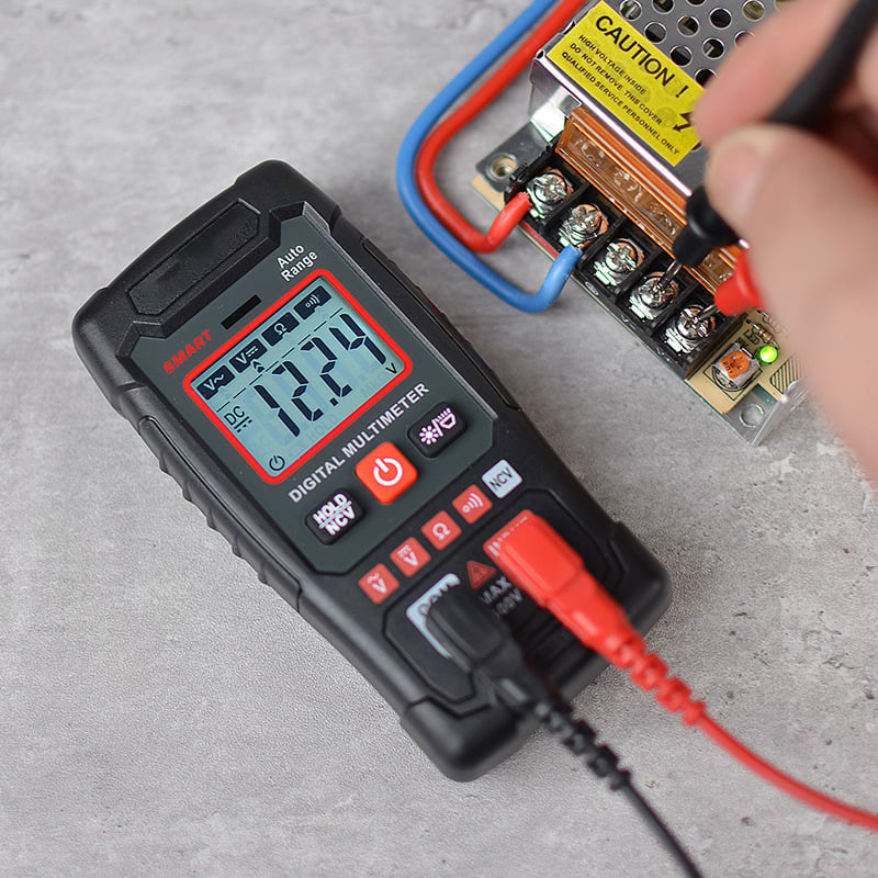 🏆50% de réduction pour une durée limitée🔧⚡️ Multimètre intelligent anti-brûlure ! Outil de mesure sans faille de la taille d'une paume de main, avec une gamme automatique de 4000 points ✨