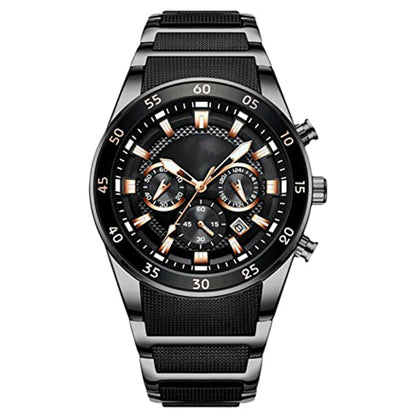 ⌚Remise de 52% de la valeur🔥Montre à quartz multifonctionnelle étanche pour hommes