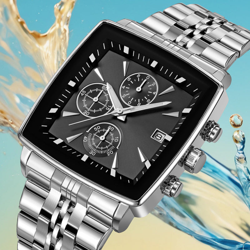 ⌚50% de réduction🔥Montre à quartz multifonctionnelle étanche pour hommes