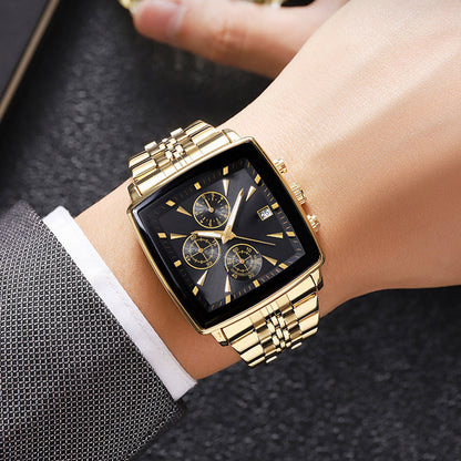 ⌚50% de réduction🔥Montre à quartz multifonctionnelle étanche pour hommes