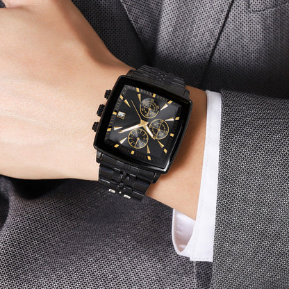 ⌚50% de réduction🔥Montre à quartz multifonctionnelle étanche pour hommes