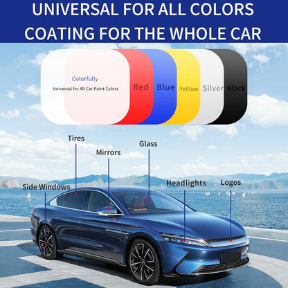 🏆🏆Industrie cheval noir&Achetez 3 obtenez 2 gratuitement🚗Spray de revêtement rapide pour voiture avancé