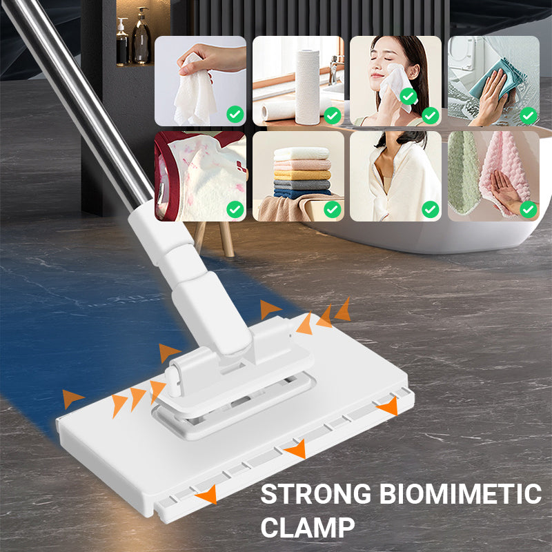 🎁 Achetez 2, obtenez 1 gratuit ! 🧹✨ Balai-serpillère anti-poussière jetable avec 4 chiffons réutilisables – Pratique et efficace 🚀🌟