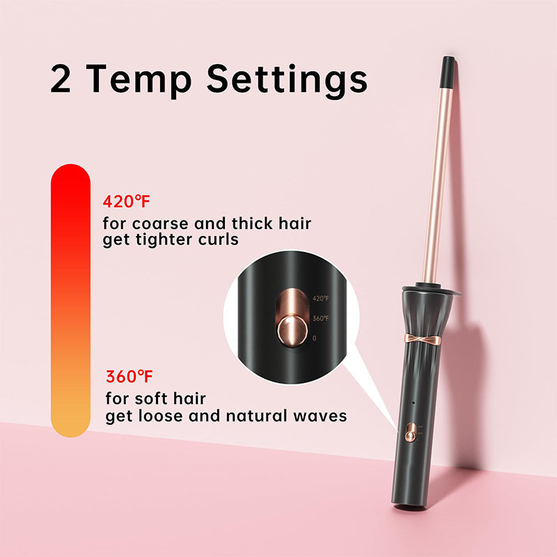 👧✨Vente chaude 61% de réduction 💖 Fer à friser ultra-fin 3/8 pouce en laine