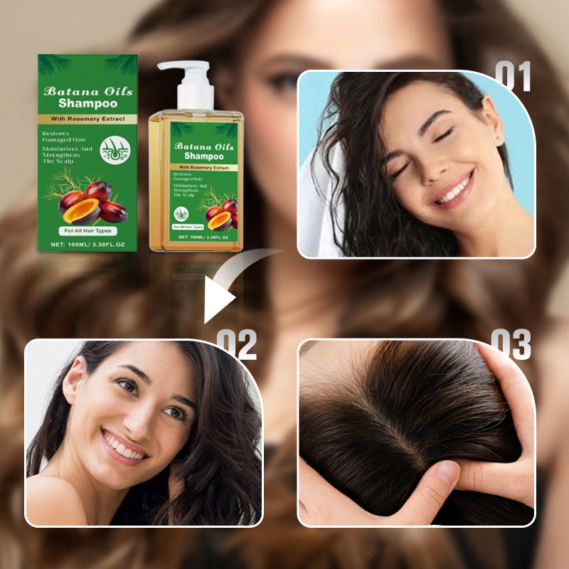 ✨Achetez-en 3 et obtenez-en 2 gratuitement🌸👧Shampooing Batana Oil à l'extrait de romarin