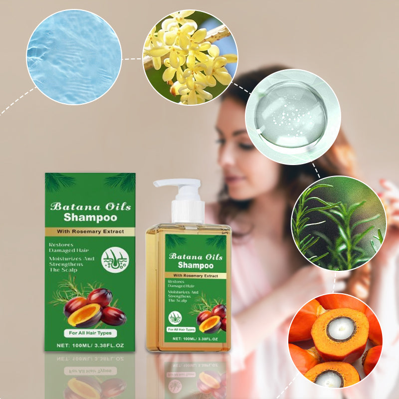 ✨Achetez-en 3 et obtenez-en 2 gratuitement🌸👧Shampooing Batana Oil à l'extrait de romarin