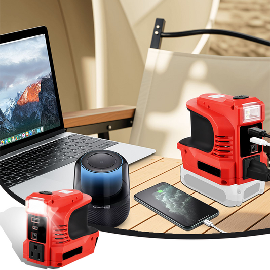 🔌【Banque d'énergie intelligente】Mini convertisseur DC/AC - 300W powerbank portable ! ⚡ Convient pour les voitures, les camping-cars, l'utilisation en extérieur et les maisons d'été