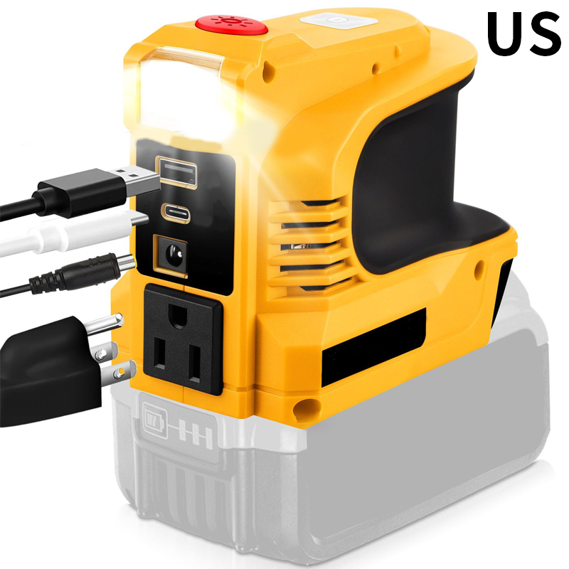 🔌【Banque d'énergie intelligente】Mini convertisseur DC/AC - 300W powerbank portable ! ⚡ Convient pour les voitures, les camping-cars, l'utilisation en extérieur et les maisons d'été