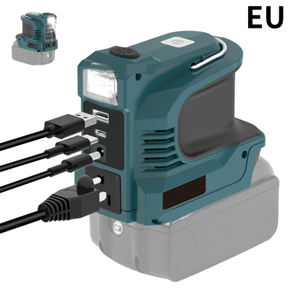 🔌【Banque d'énergie intelligente】Mini convertisseur DC/AC - 300W powerbank portable ! ⚡ Convient pour les voitures, les camping-cars, l'utilisation en extérieur et les maisons d'été