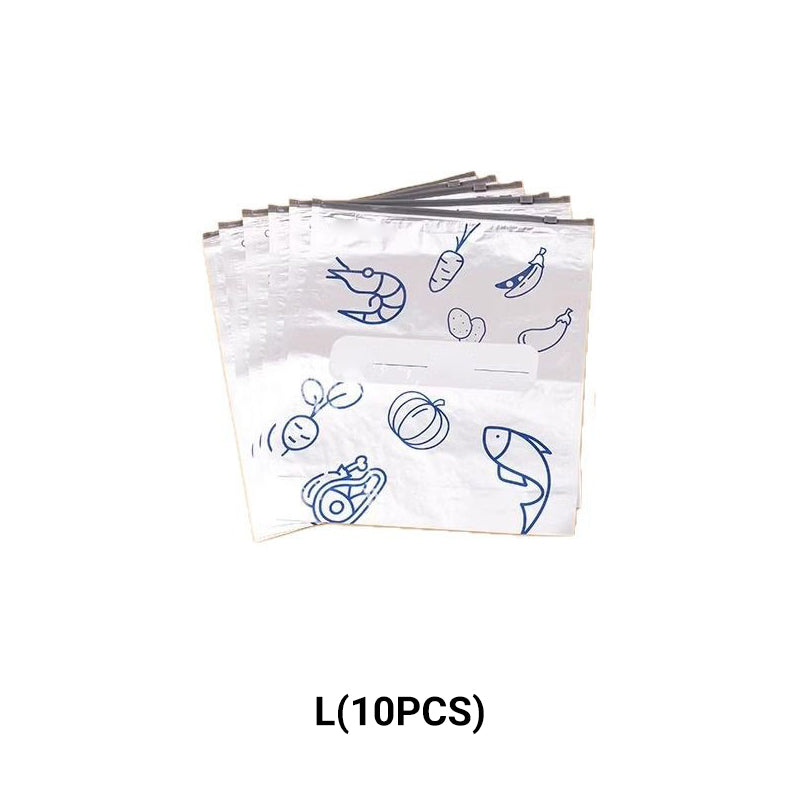 🥢Sac de Conservation en Aluminium Reutilisable et Fermable🌍Parfait pour Stocker et Protéger Vos Aliments!