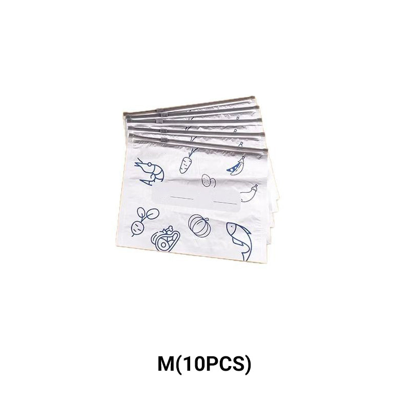 🥢Sac de Conservation en Aluminium Reutilisable et Fermable🌍Parfait pour Stocker et Protéger Vos Aliments!