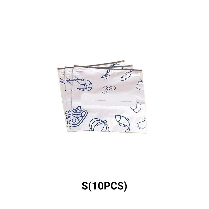 🥢Sac de Conservation en Aluminium Reutilisable et Fermable🌍Parfait pour Stocker et Protéger Vos Aliments!