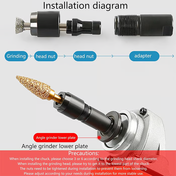 💰 -50 % dès maintenant ! 💪 ⚙️ Accessoires de conversion pour meuleuse d'angle – Performance et précision