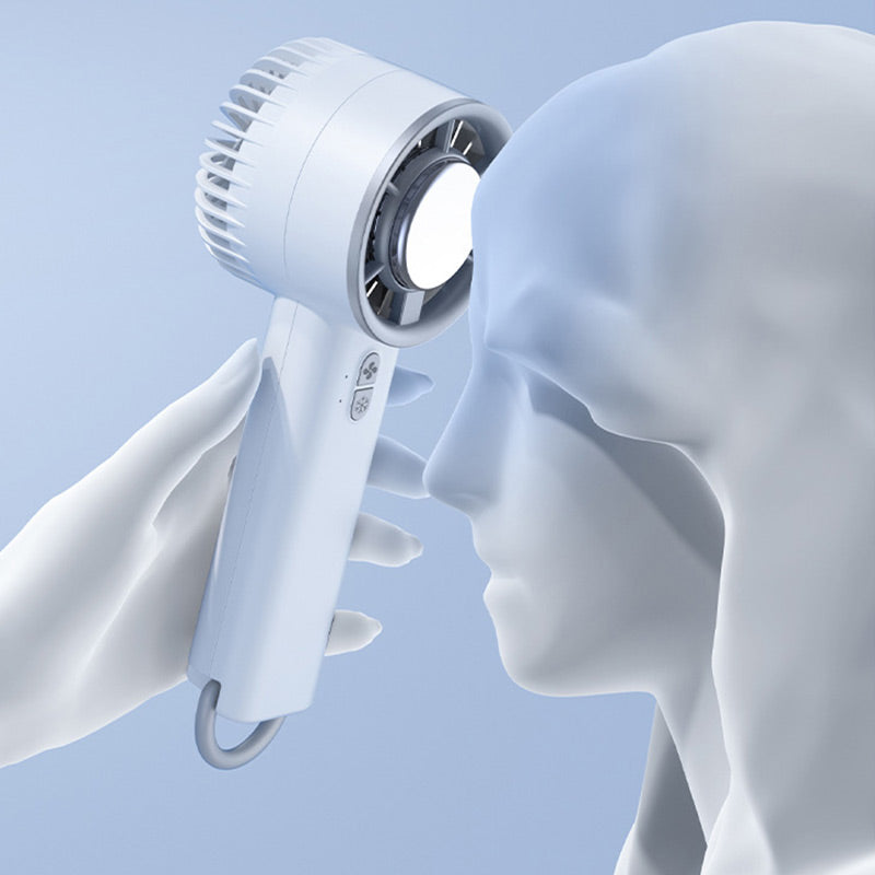 ❄️🌀 Prix réduit de moitié ! Mini ventilateur portatif avec refroidissement par glace — Fraîcheur instantanée partout où vous allez 🌬️✨