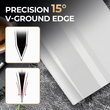 🎁 Achetez 2, obtenez 1 GRATUIT ! 🔪🥬🍅 Couteau de cuisine forgé en acier inoxydable haute résistance – Coupe précise et durable