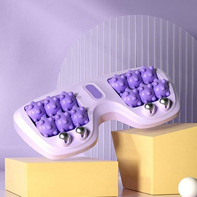 Rouleau de massage portable double pour les pieds