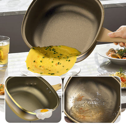 ⏳Spécial à durée limitée⏰Pot anti-adhésif en alliage de titane de 12 pouces avec couvercle🍳