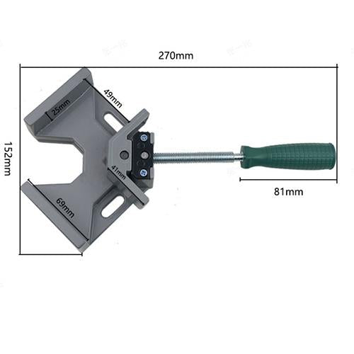Pince à angle droit robuste et durable à 90°